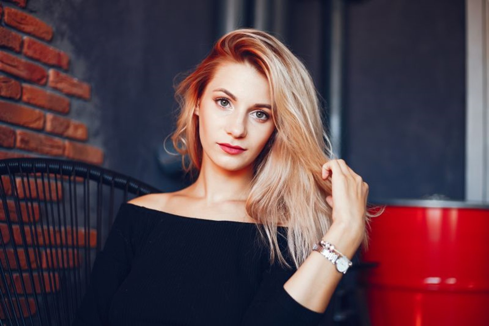 مدل موی فرق کج